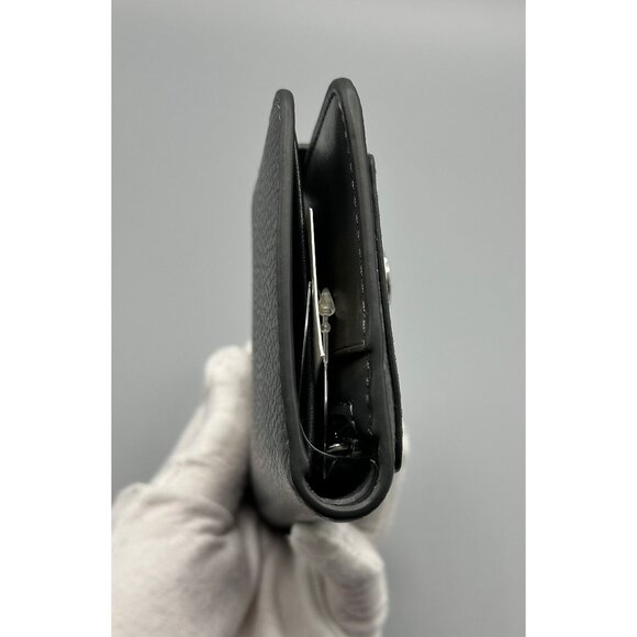 Michael Kors Charm Medium Tab Pocket Leather Bifold Wallet in Slate NWT *READ* - Picture 6 of 16